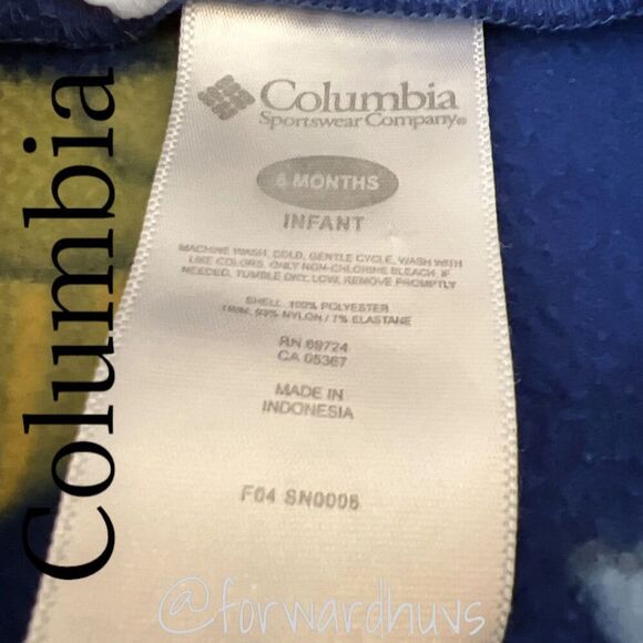 Columbia Dinosaur Fleece Bunting - Size 6 Months - Picture 7 of 8